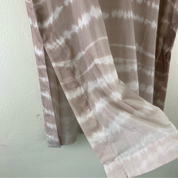 J. Jill Silk Blend Tie Dye Print Side Slit Lightweight Oversized Tunic - Picture 6 of 16